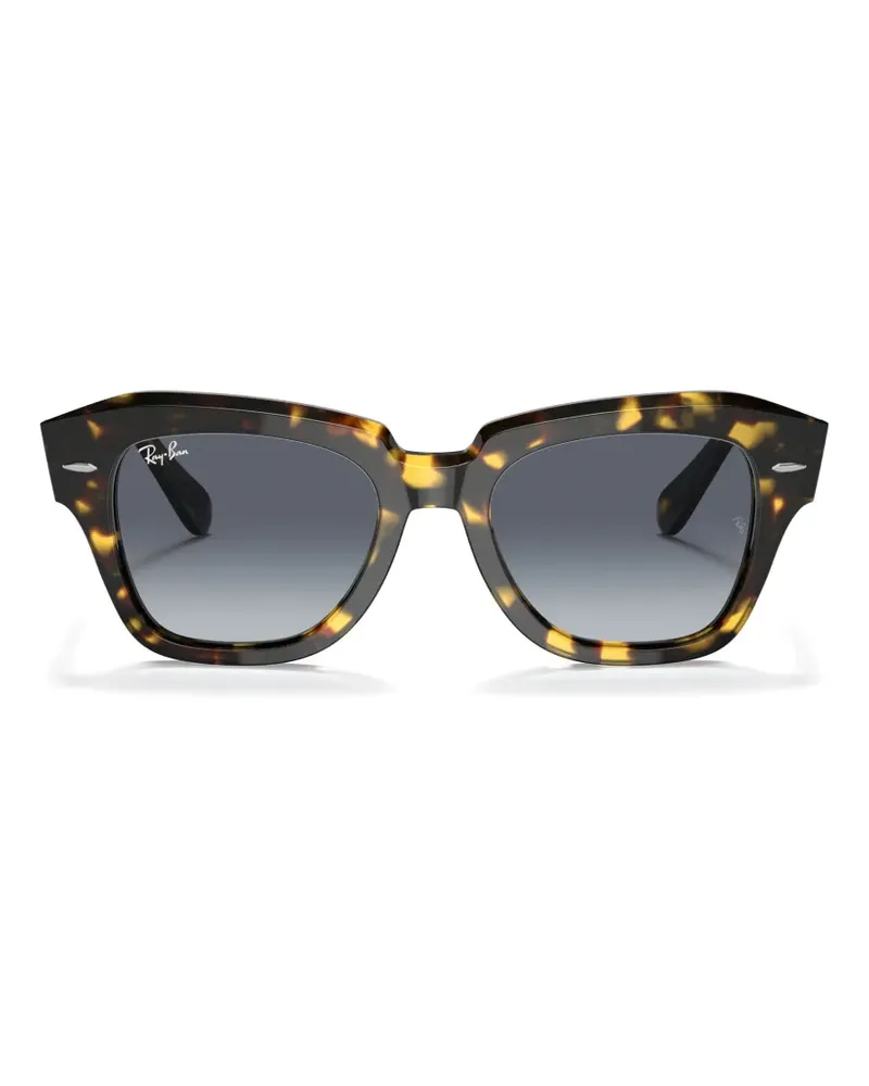 Ray Ban State Street Fleck geometric sunglasses - Braun Braun