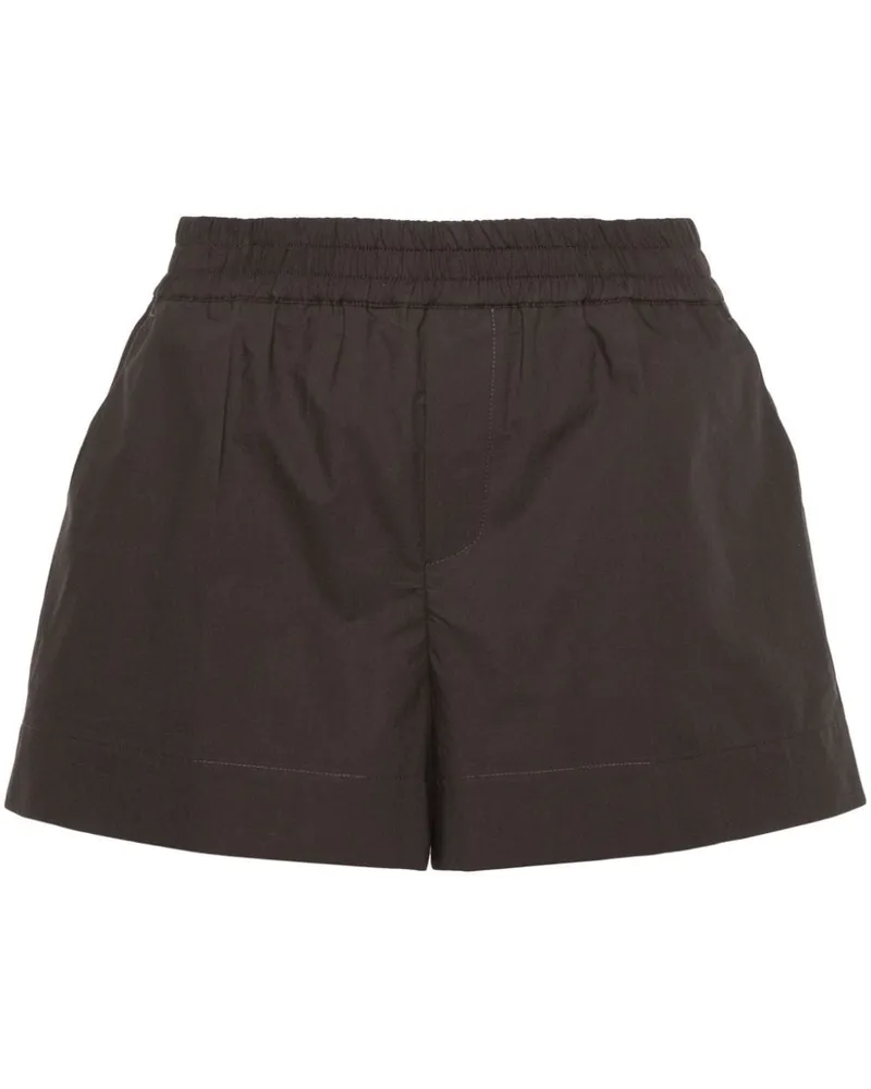 P.A.R.O.S.H. P.A.R.O H. Shorts mit elastischem Bund Braun