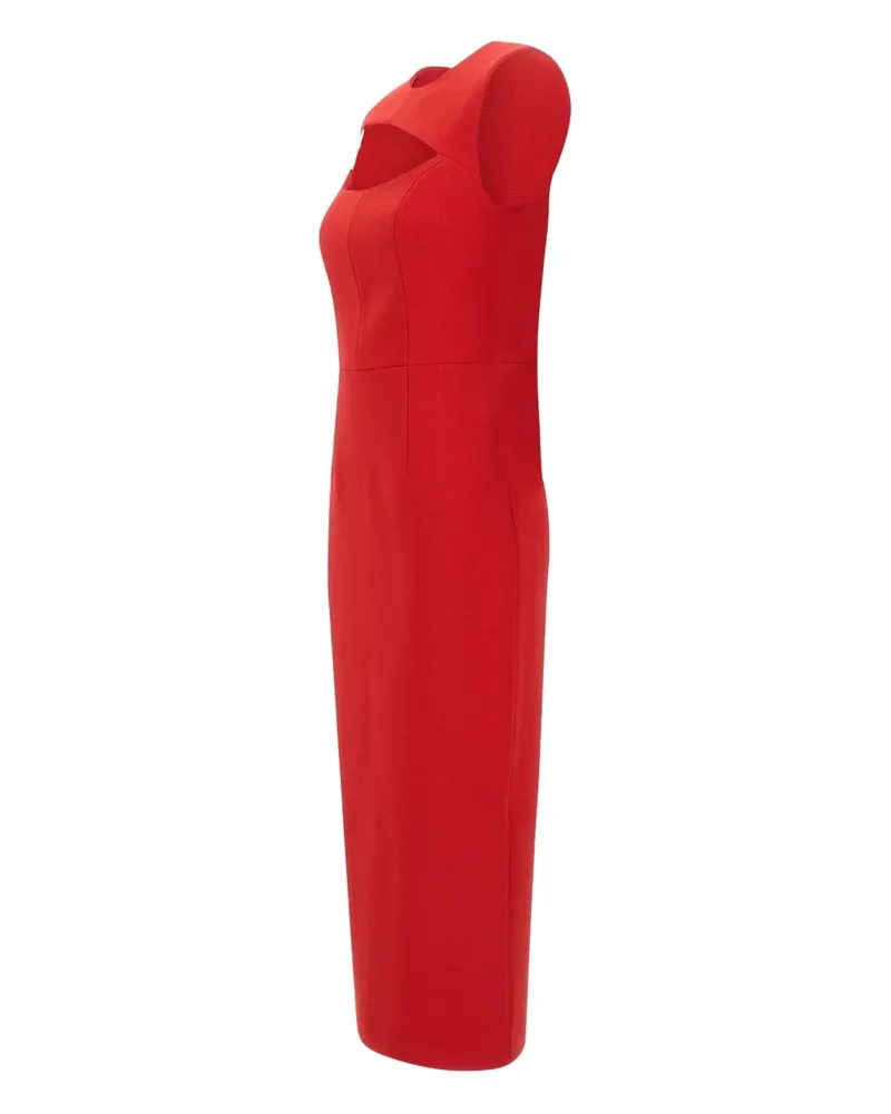 Rebecca Vallance Midikleid mit Cut-Outs - Rot Rot
