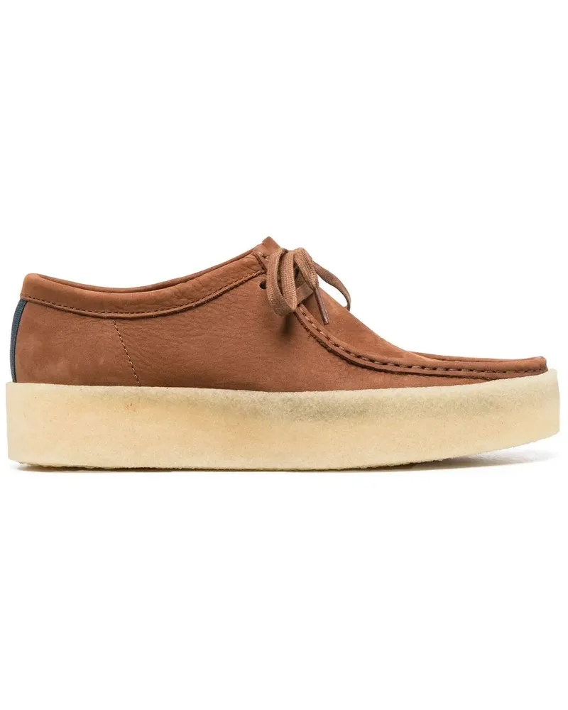 Clarks Wallabee Schnürschuhe - Braun Braun