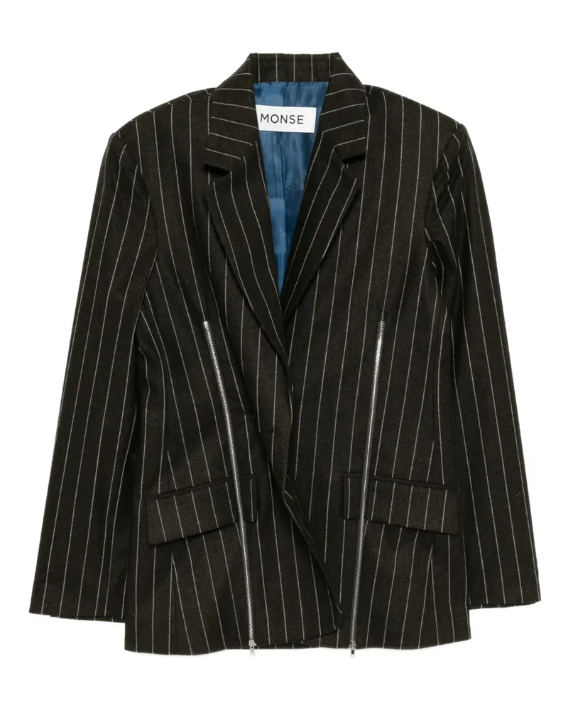 Monse deconstructed lapel blazer - Braun Braun