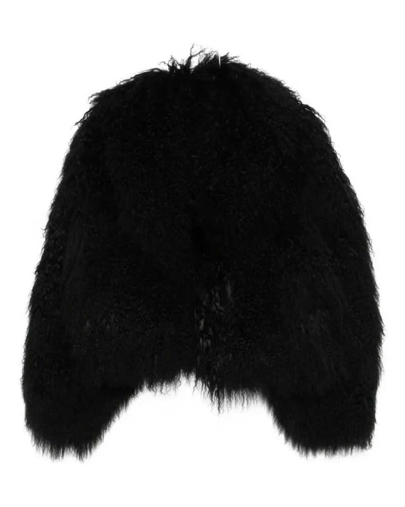 BLANCHA Weste aus Faux Fur - Schwarz Schwarz