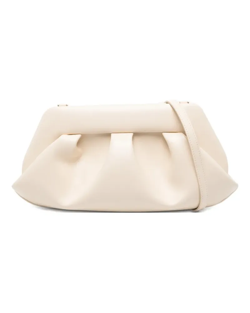 THEMOIRÈ pleated clutch bag - Nude Nude