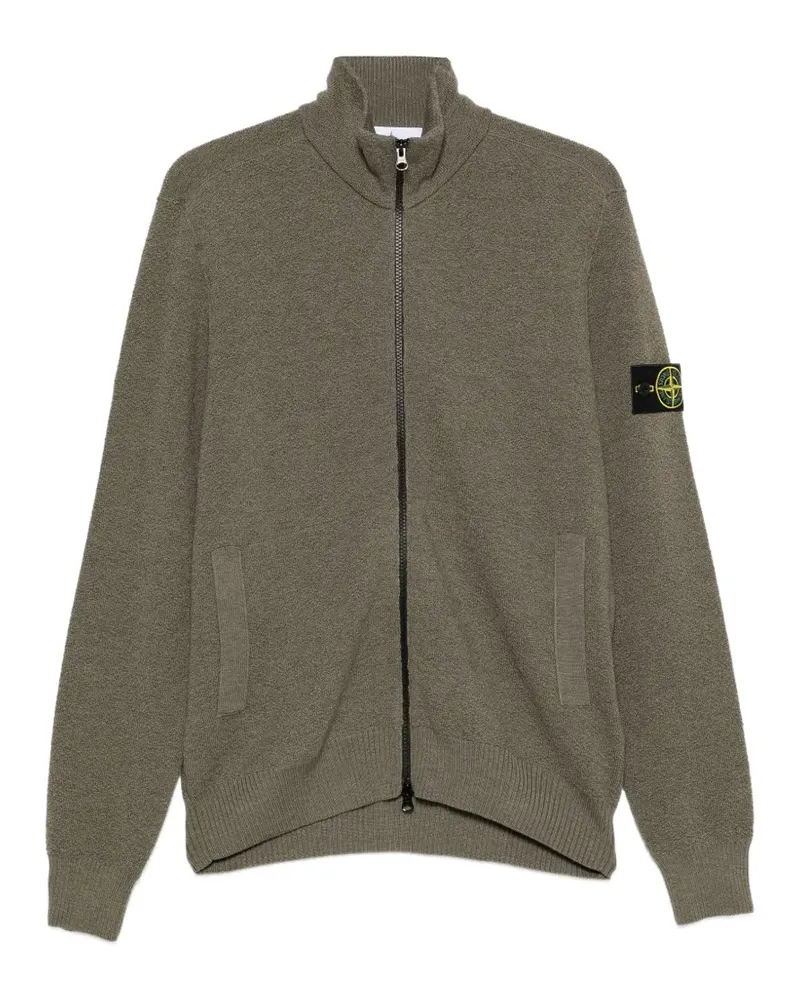 Stone Island Cardigan mit Reißverschluss - Grün Grün