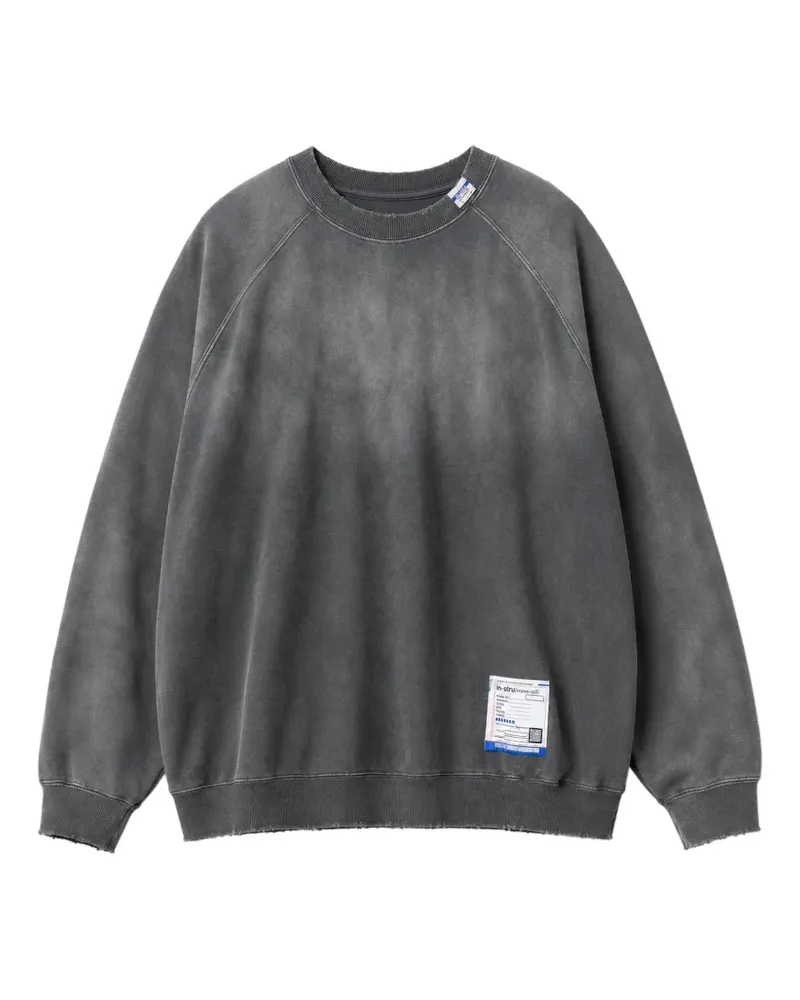 MIHARAYASUHIRO Sweatshirt im Distressed-Look - Schwarz Schwarz