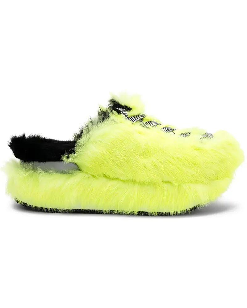 Hogan Slip-On-Sneakers mit Pelz - Gelb Gelb