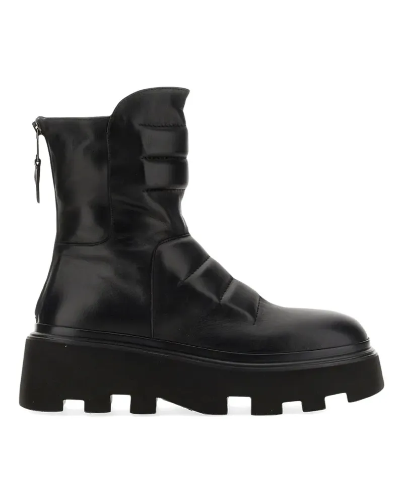 Elena Iachi Gesteppte Stiefel - Schwarz Schwarz