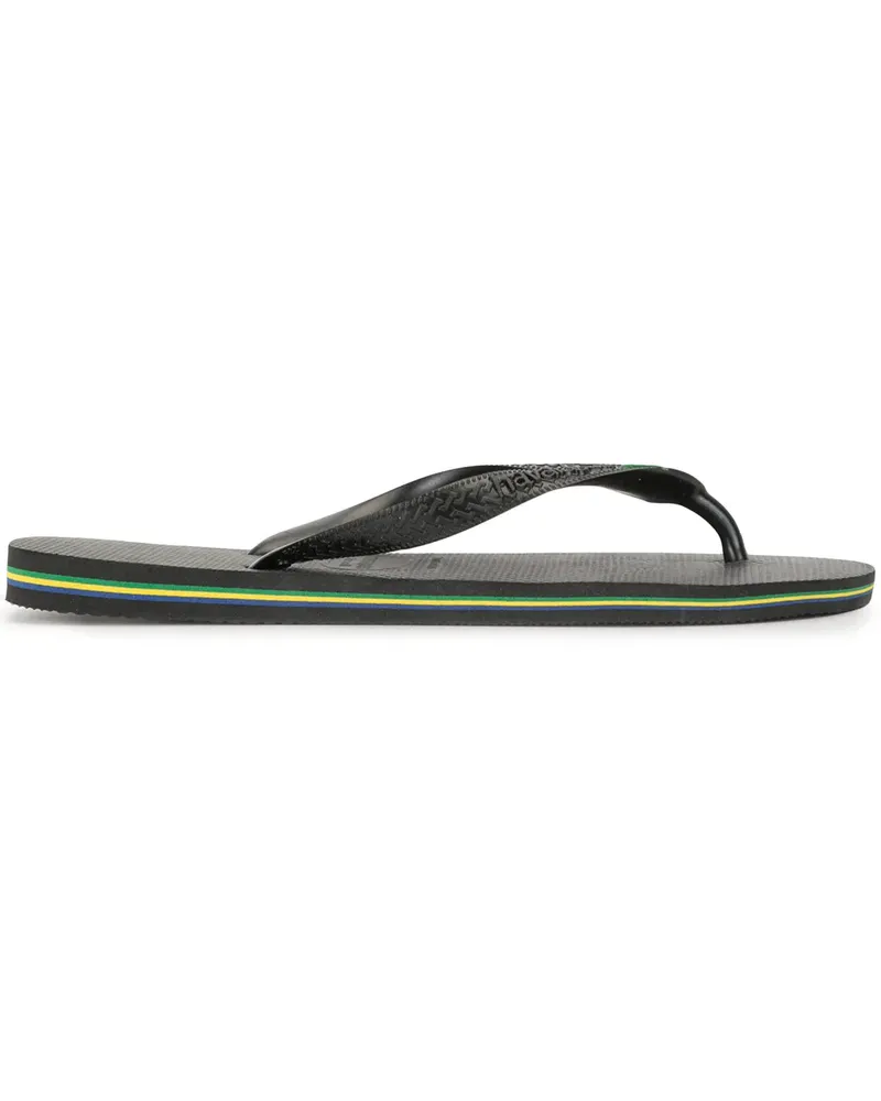 Havaianas Flip-Flops mit Logo-Riemen - Schwarz Schwarz