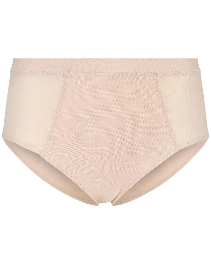 Dolce & Gabbana KIM DOLCE&GABBANA Powernet Slip mit hohem Bund - Nude Nude