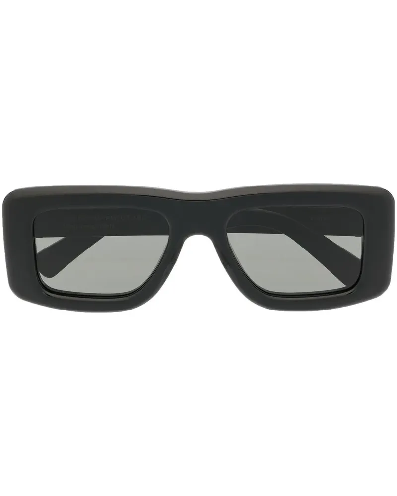 RETROSUPERFUTURE Eckige Virgilio Sonnenbrille - Schwarz Schwarz