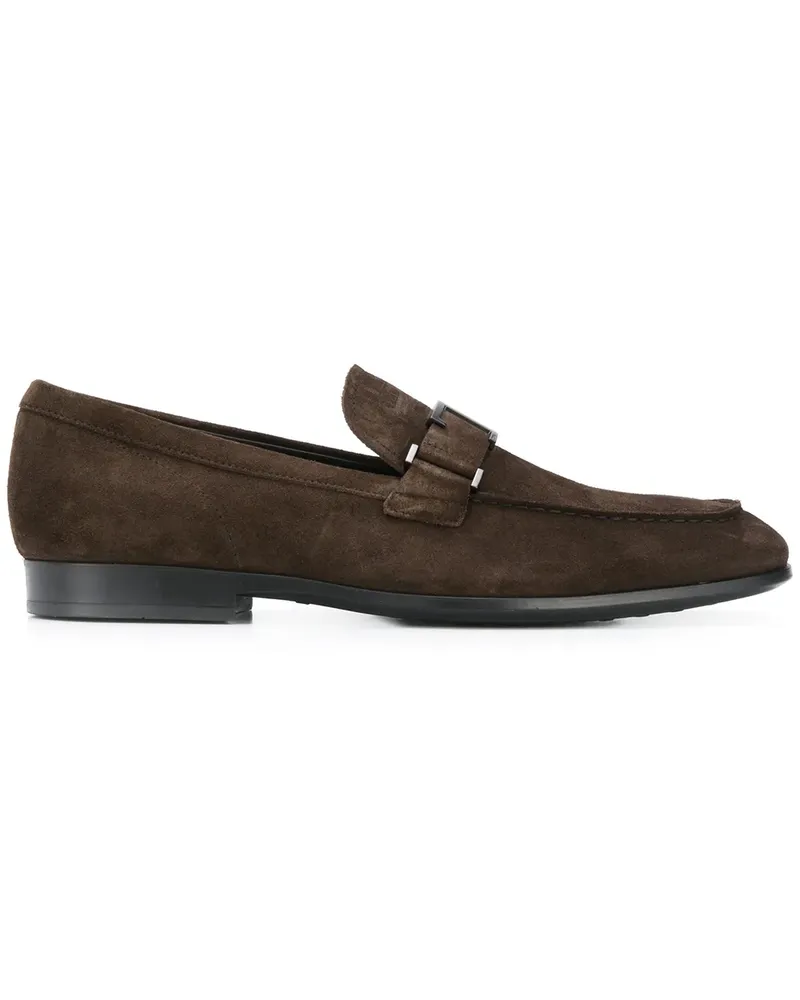 TOD'S Loafer mit T-Riemen - Braun Braun