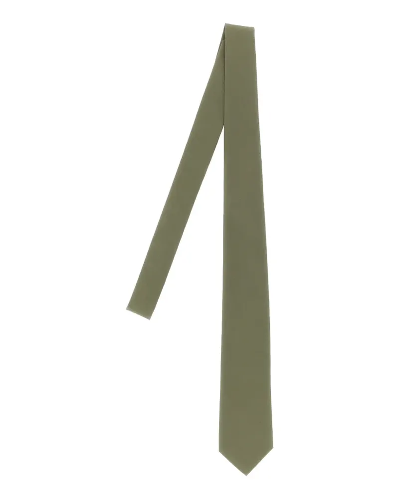 AURALEE Finx Twill-Krawatte - Grün Grün