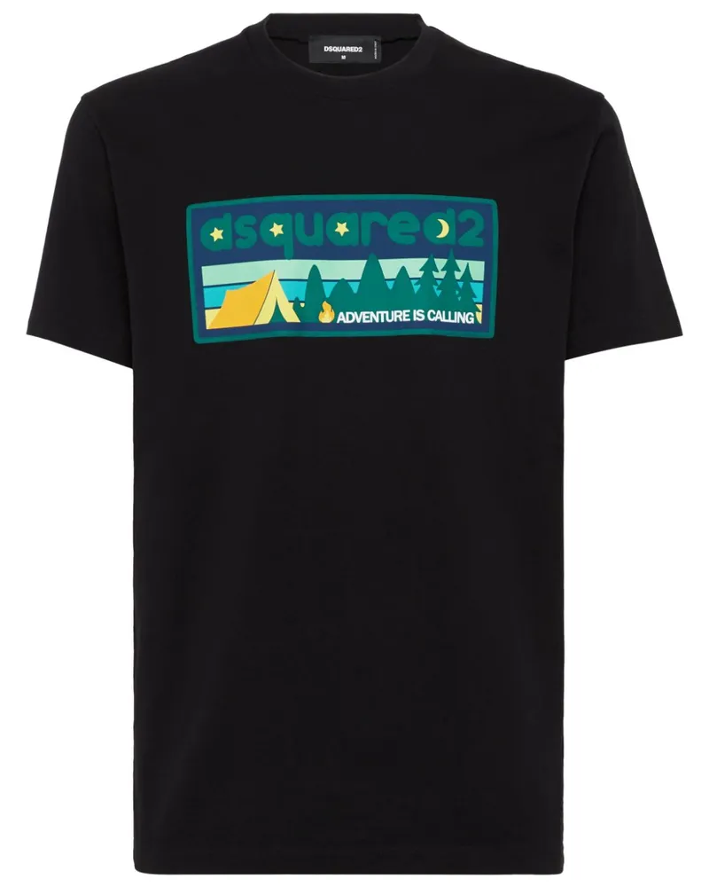 Dsquared2 Adventure T-Shirt - Schwarz Schwarz