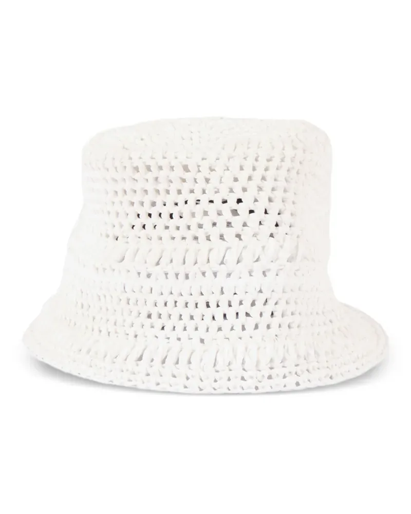 Max Mara Fragore Fischerhut - Weiß Weiß