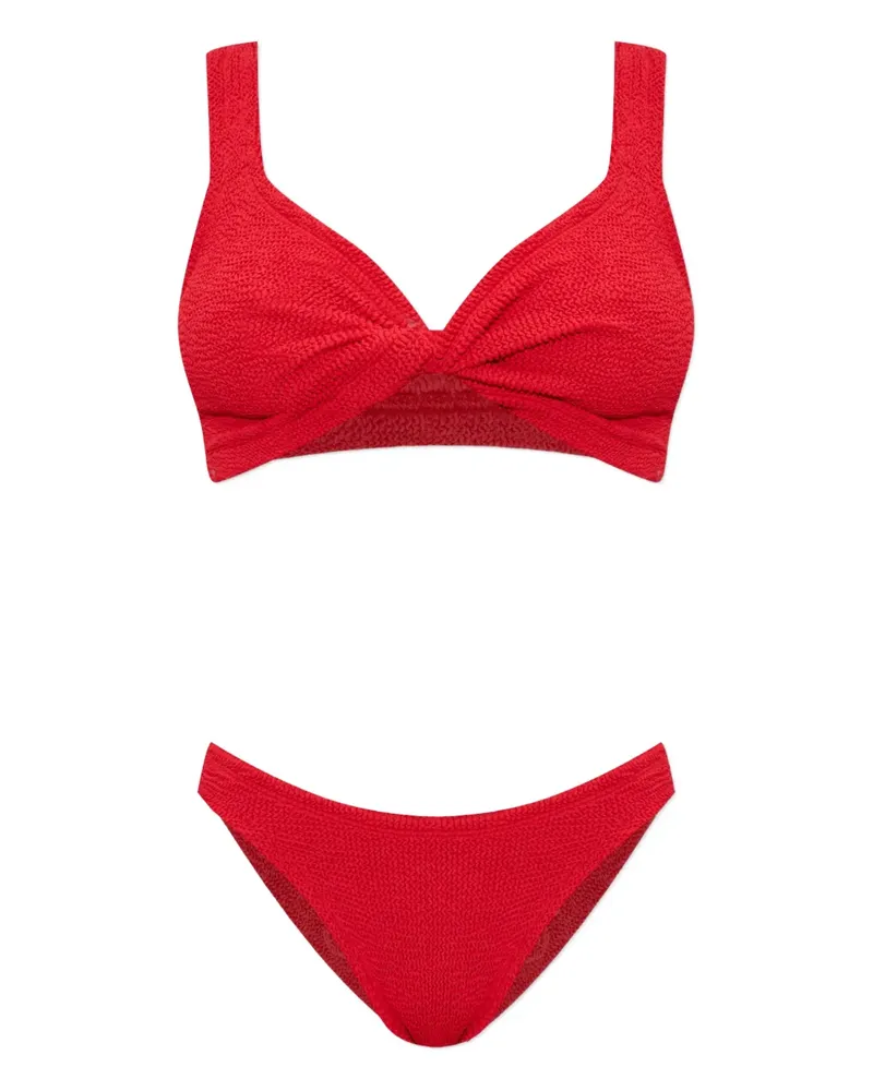 Hunza G Juno crinkle bikini - Rot Rot