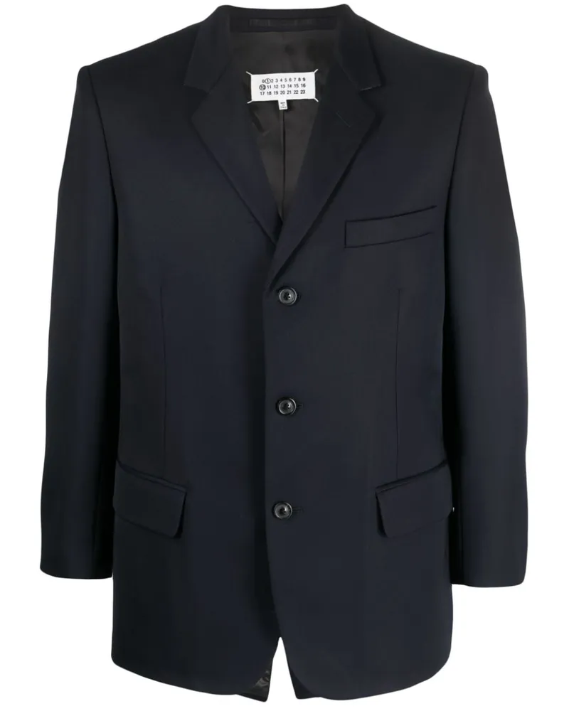 Maison Margiela Einreihiges Sakko - Blau Blau