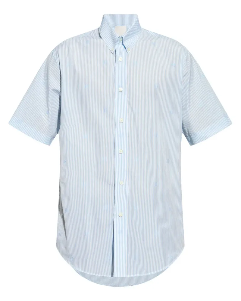 Givenchy Gestreiftes Hemd - Blau Blau
