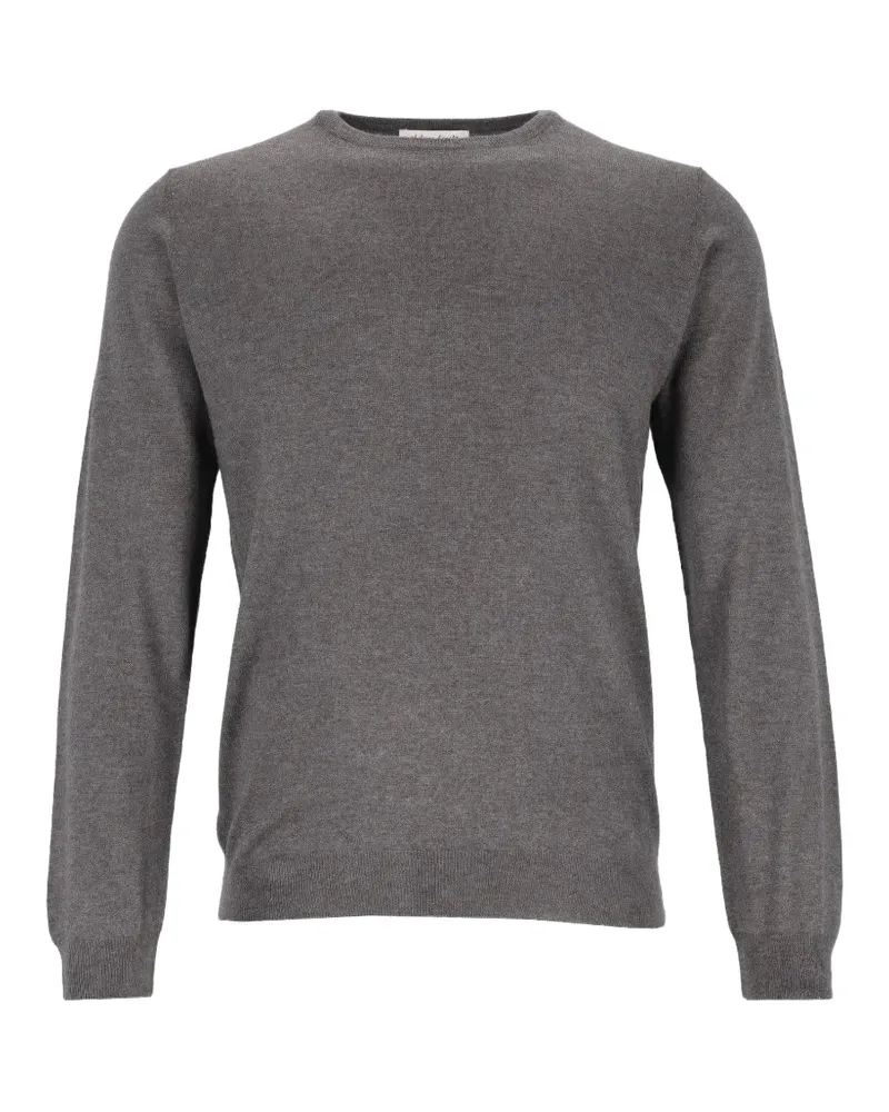 Al Duca D’Aosta 1902 crew-neck fine-knit sweater - Grau Grau