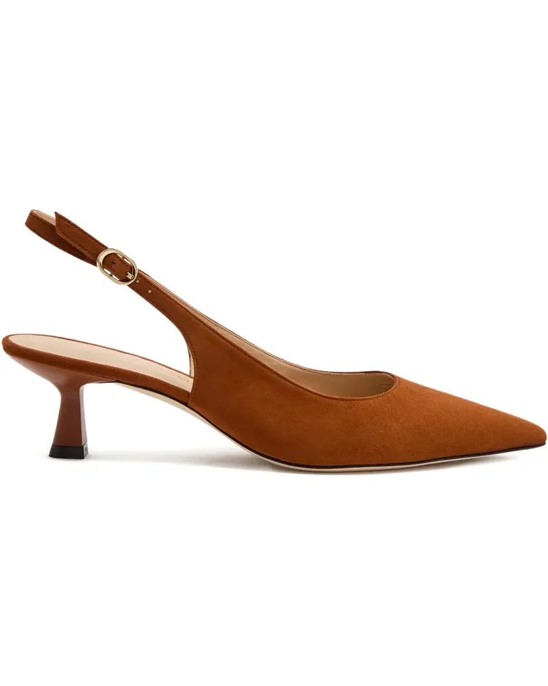 Stuart Weitzman Slingback-Pumps 50mm - Braun Braun