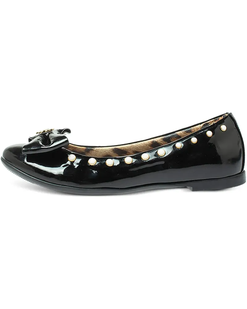 Roberto Cavalli Ballerinas mit Schleifendetail - Schwarz Schwarz