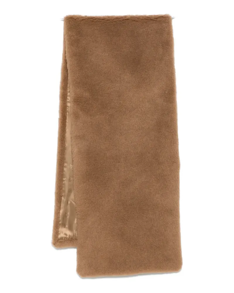 Max Mara Stola mit Pelz - Braun Braun