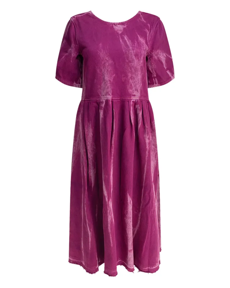 Ganni Midikleid mit Schnallenverschluss - Rosa Rosa