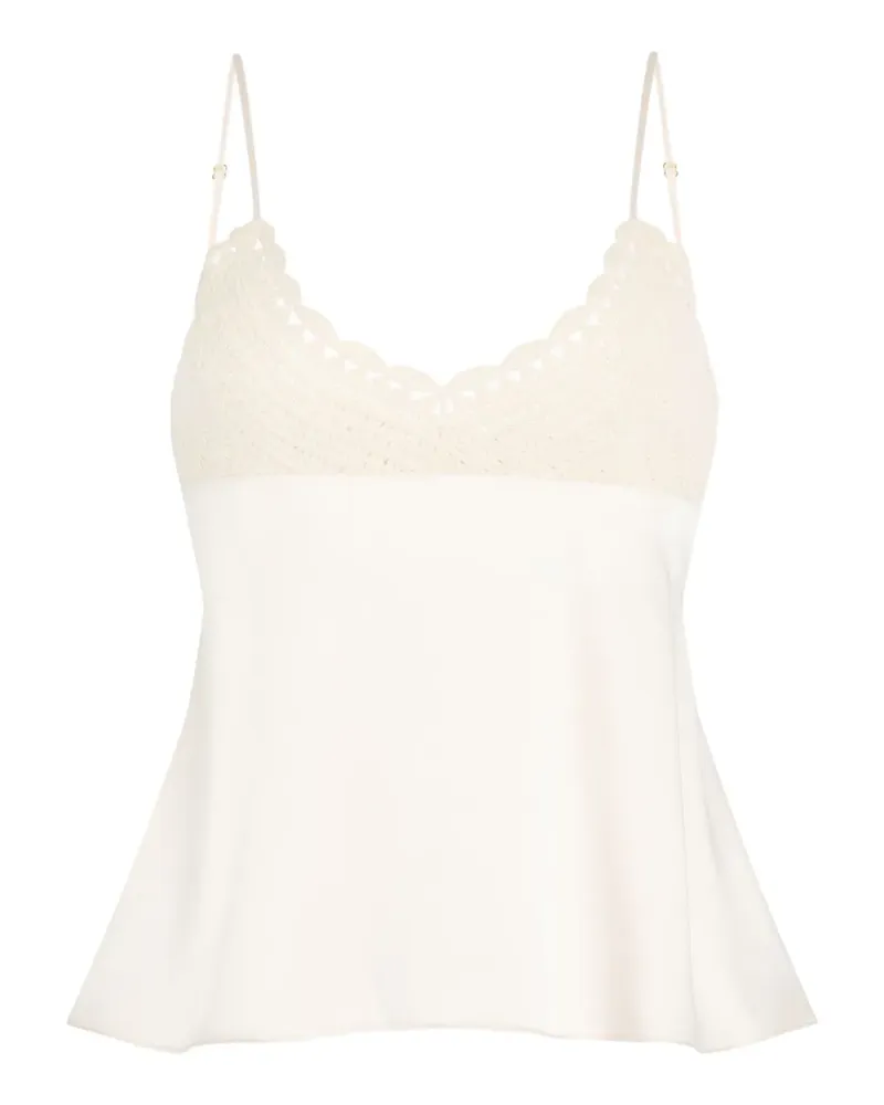 SER.O.YA Arianne Bluse aus gehäkelter Spitze - Nude Nude