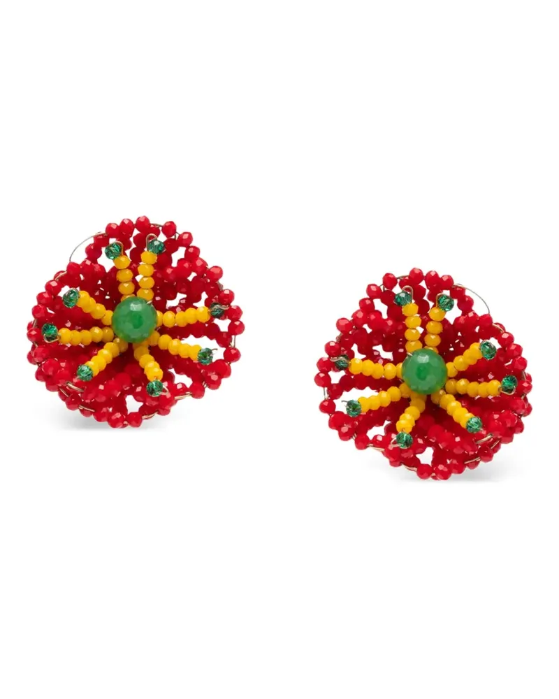 Rosantica Codette Ohrringe mit Perlen - Rot Rot