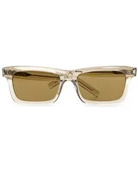 Saint Laurent SL 461 geometric-frame sunglasses Nude