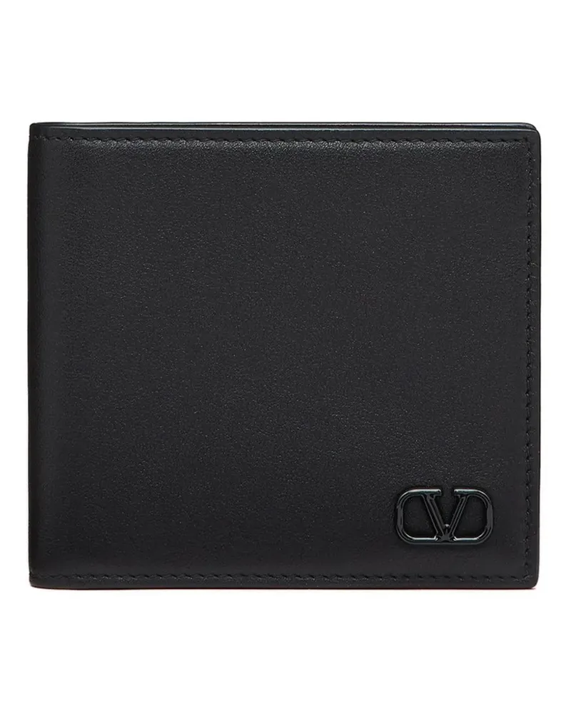 Valentino Garavani VLogo Signature Portemonnaie - Schwarz Schwarz