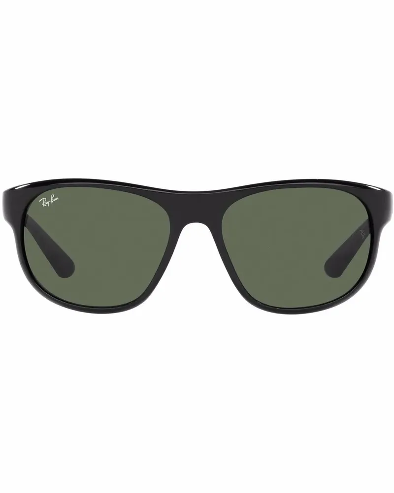Ray Ban Sonnenbrille mit eckigem Gestell - Grau Grau