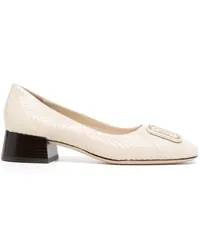 Tory Burch Georgia Pumps mit Logo-Schild Nude