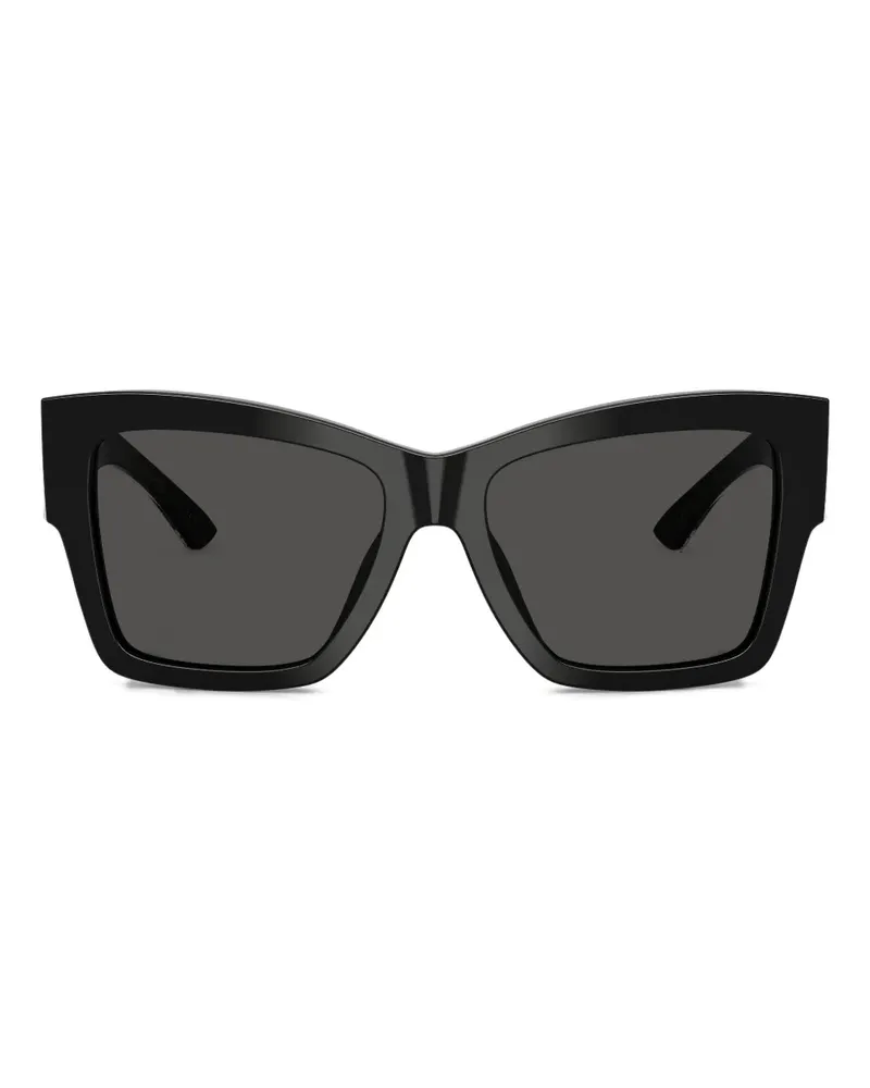 Dolce & Gabbana Sonnenbrille mit eckigem Gestell - Schwarz Schwarz