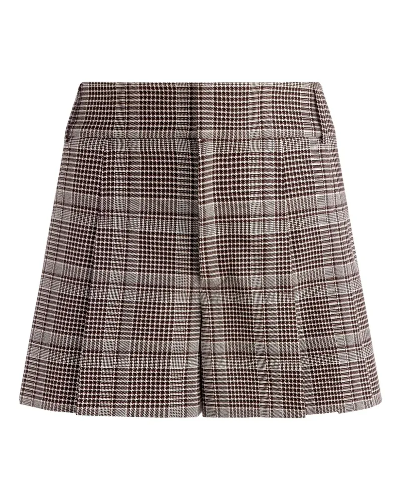 Alice + Olivia Scarlet Shorts mit Falten - Braun Braun