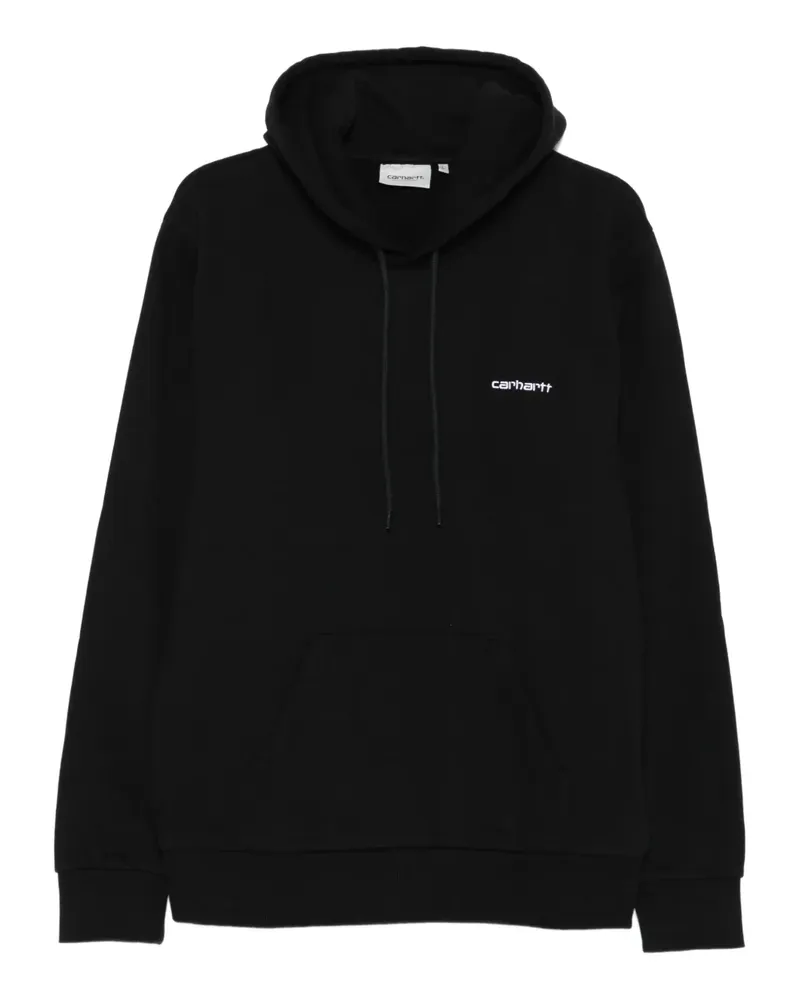 Carhartt WIP Hoodie mit Logo-Stickerei - Schwarz Schwarz
