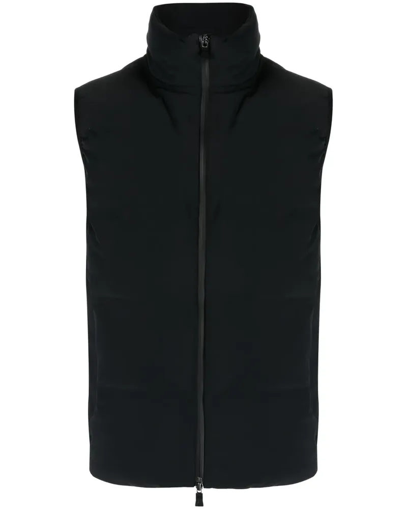 Herno Gefütterte Weste mit Reißverschluss - Blau Blau