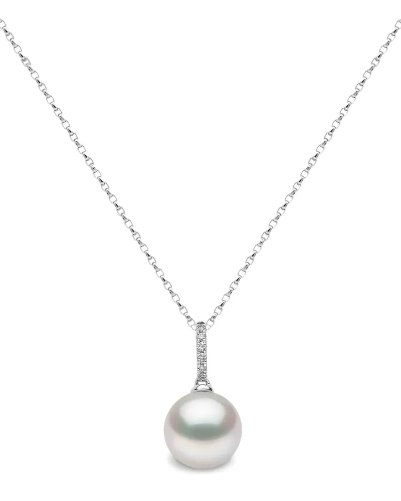 YOKO London 18kt Weißgoldhalskette mit Diamanten - Silber Silber