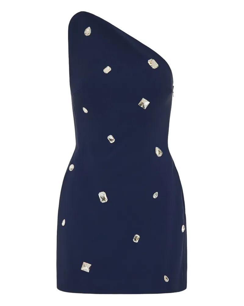 David Koma Kleid mit Kristallen - Blau Blau