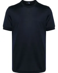 Kiton T-Shirt mit Rundhalsausschnitt Blau