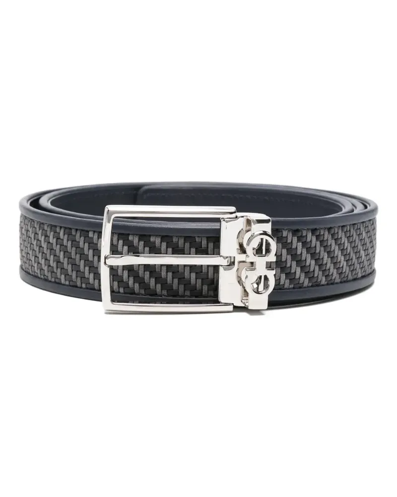Ferragamo woven belt - Blau Blau