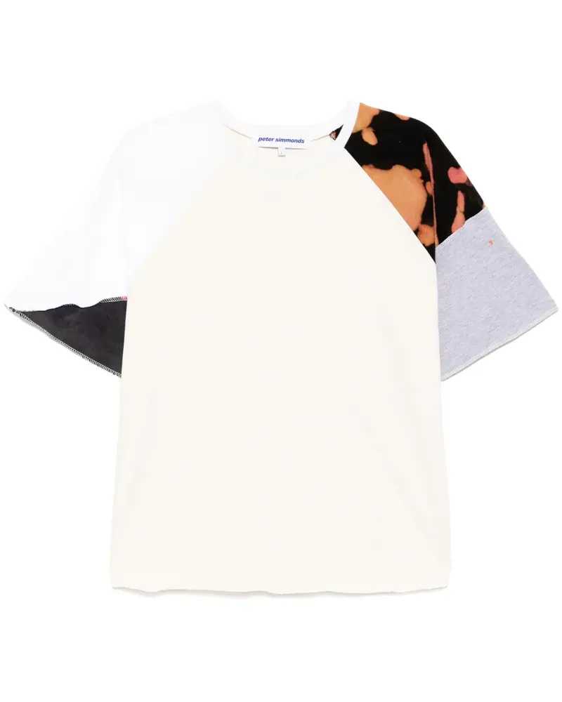 Stain Shade T-Shirt mit Einsätzen - Nude Nude