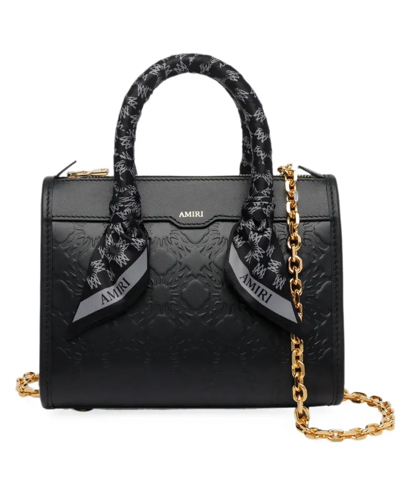 Amiri Ma leather tote bag - Schwarz Schwarz