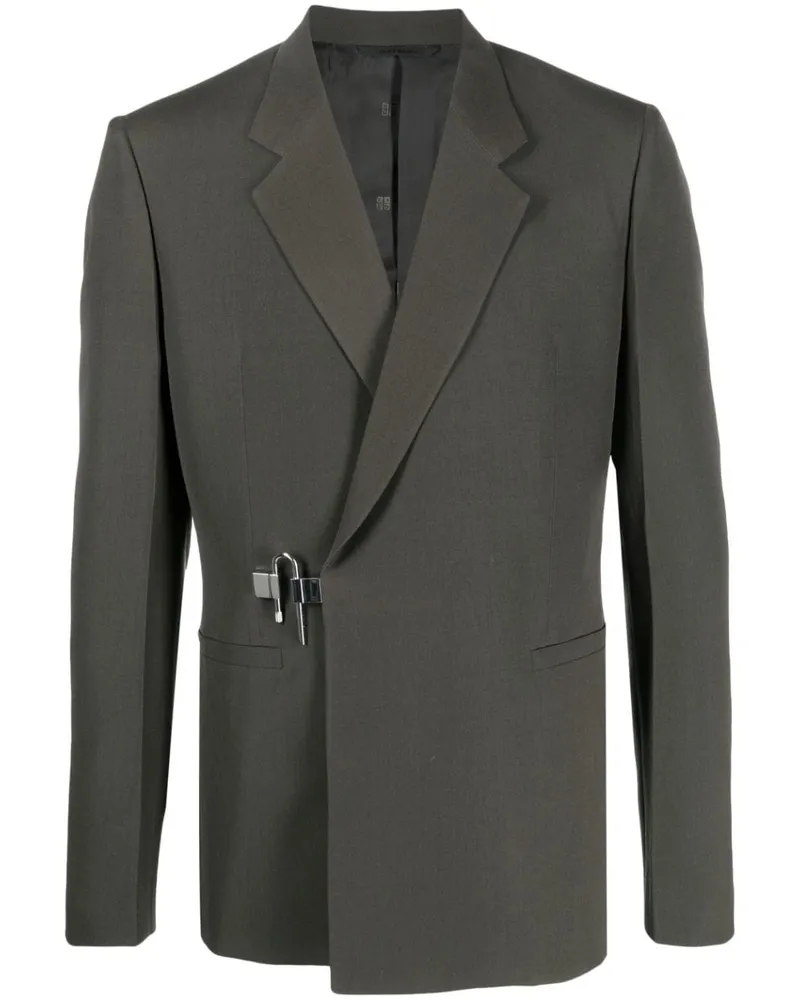 Givenchy Sakko mit U-Lock-Schnalle - Grün Grün