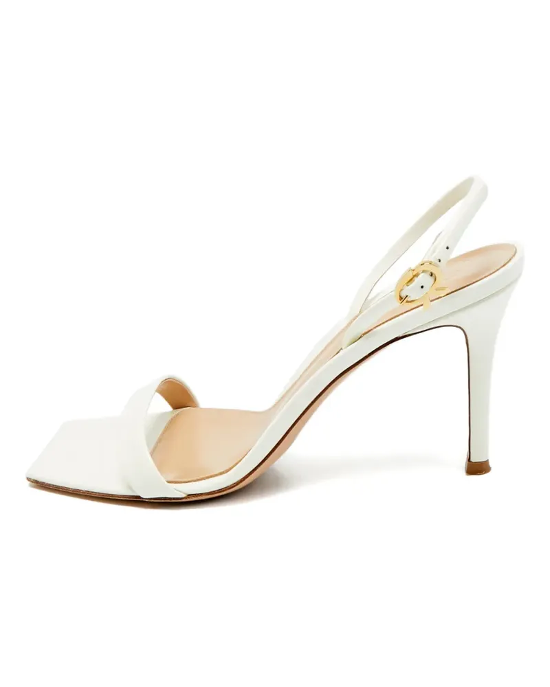 Gianvito Rossi Ribbon sandals - Weiß Weiß