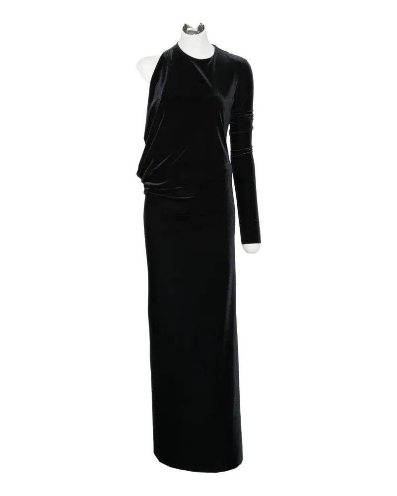 Amazuìn Rückenfreies Anja One-Shoulder-Kleid - Schwarz Schwarz
