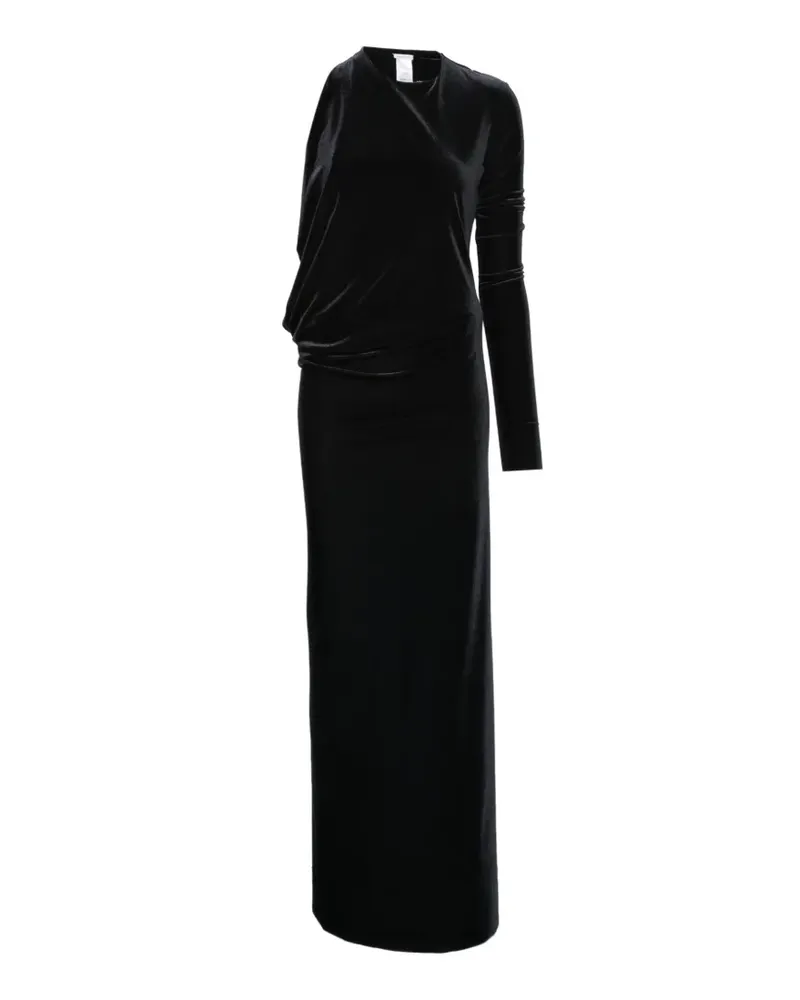 Amazuìn Rückenfreies Anja One-Shoulder-Kleid - Schwarz Schwarz