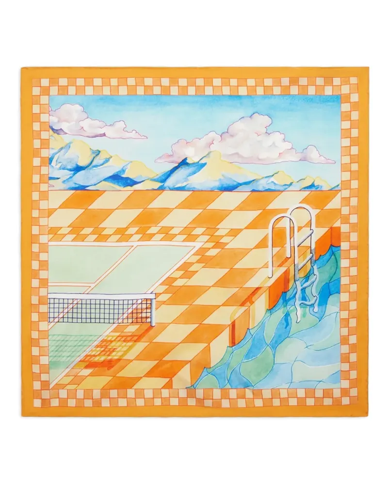 Casablanca Paris Surreal Pool Schal - Mehrfarbig Mehrfarbig