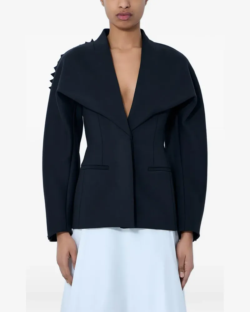 Jacquemus The Châle Jacke - Schwarz Schwarz