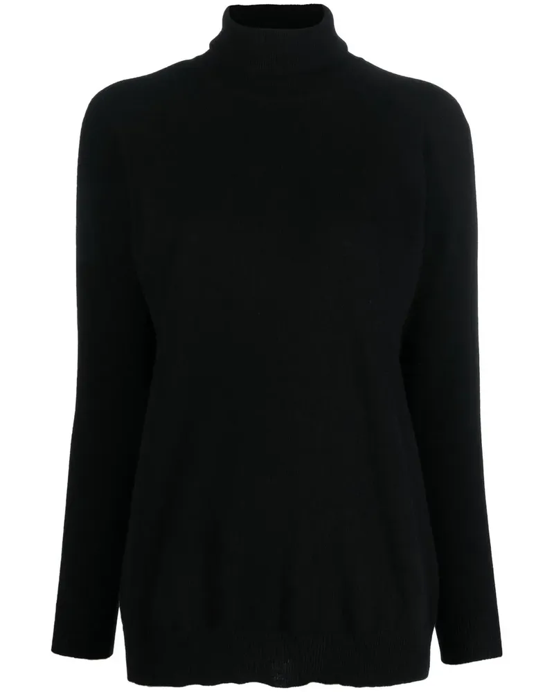 Drumohr  Kaschmirpullover mit Rollkragen - Schwarz Schwarz