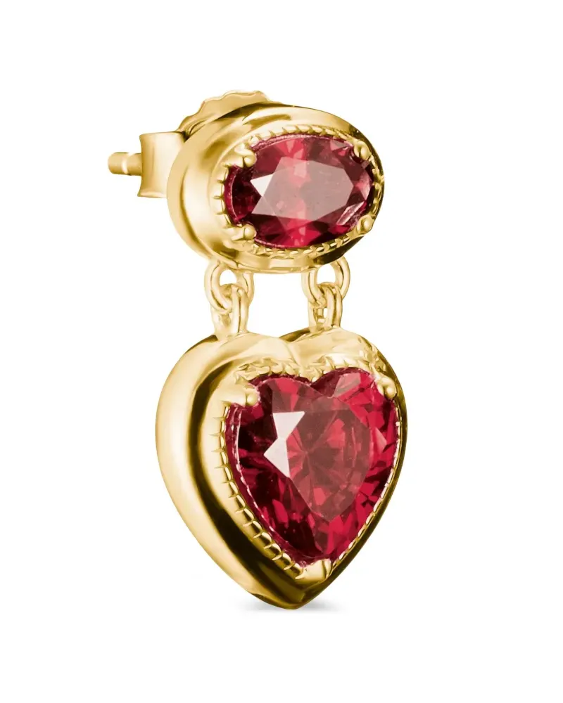 Thomas Sabo Elyndra Ohrringe mit Herzschliff - Gold Gold